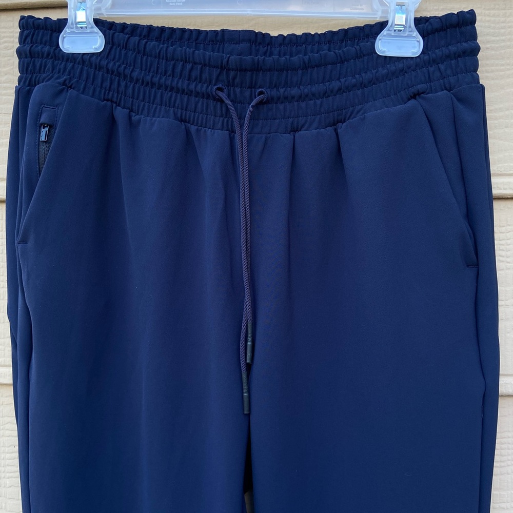 Athleta Metropolis Straight Leg Pant PrimaTwill Navy Blue sz.8 - Picture 9 of 10